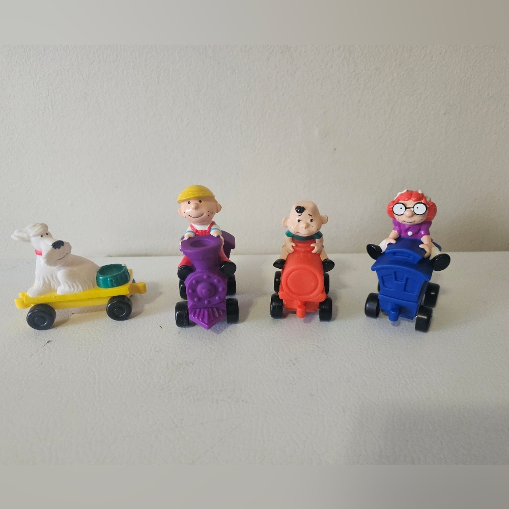 1998 Dairy Queen DQ Restaurant DENNIS THE MENACE Train Set of 4